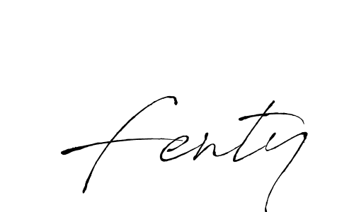 Use a signature maker to create a handwritten signature online. With this signature software, you can design (Antro_Vectra) your own signature for name Fenty. Fenty signature style 6 images and pictures png