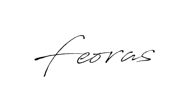 Make a beautiful signature design for name Feoras. With this signature (Antro_Vectra) style, you can create a handwritten signature for free. Feoras signature style 6 images and pictures png