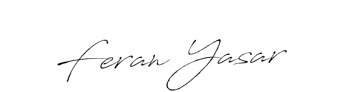 The best way (Antro_Vectra) to make a short signature is to pick only two or three words in your name. The name Feran Yasar include a total of six letters. For converting this name. Feran Yasar signature style 6 images and pictures png