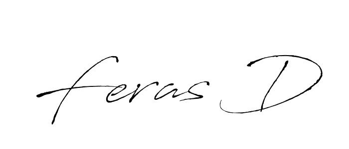 Create a beautiful signature design for name Feras D. With this signature (Antro_Vectra) fonts, you can make a handwritten signature for free. Feras D signature style 6 images and pictures png