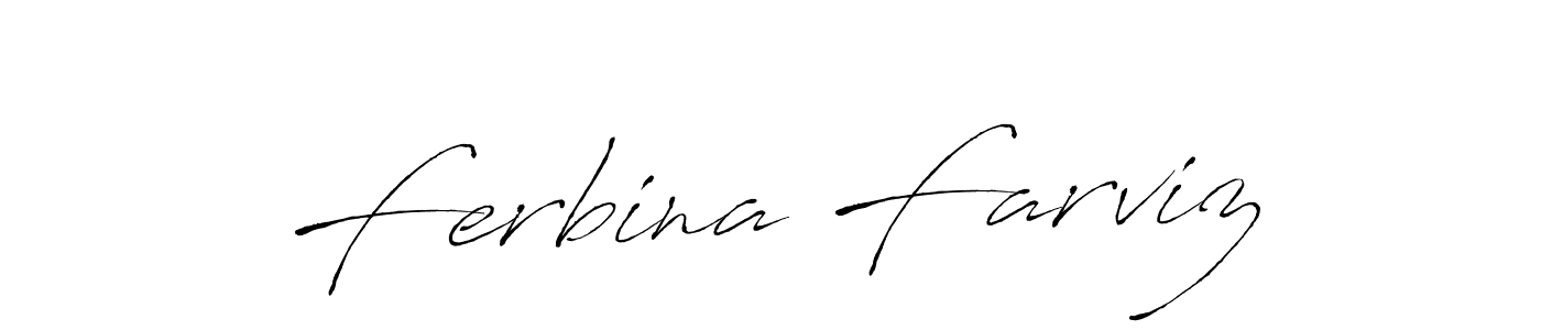 It looks lik you need a new signature style for name Ferbina Farviz. Design unique handwritten (Antro_Vectra) signature with our free signature maker in just a few clicks. Ferbina Farviz signature style 6 images and pictures png