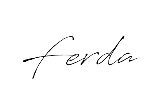 How to make Ferda signature? Antro_Vectra is a professional autograph style. Create handwritten signature for Ferda name. Ferda signature style 6 images and pictures png