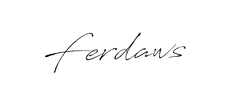 Best and Professional Signature Style for Ferdaws . Antro_Vectra Best Signature Style Collection. Ferdaws  signature style 6 images and pictures png