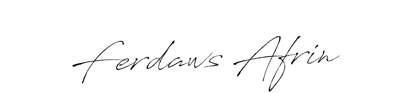 You should practise on your own different ways (Antro_Vectra) to write your name (Ferdaws Afrin) in signature. don't let someone else do it for you. Ferdaws Afrin signature style 6 images and pictures png