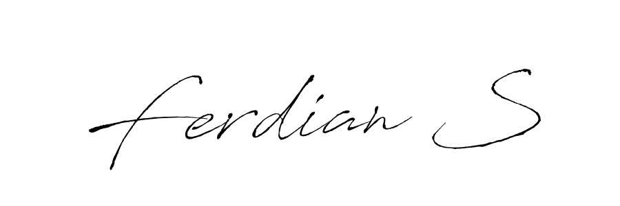 Make a beautiful signature design for name Ferdian S. Use this online signature maker to create a handwritten signature for free. Ferdian S signature style 6 images and pictures png