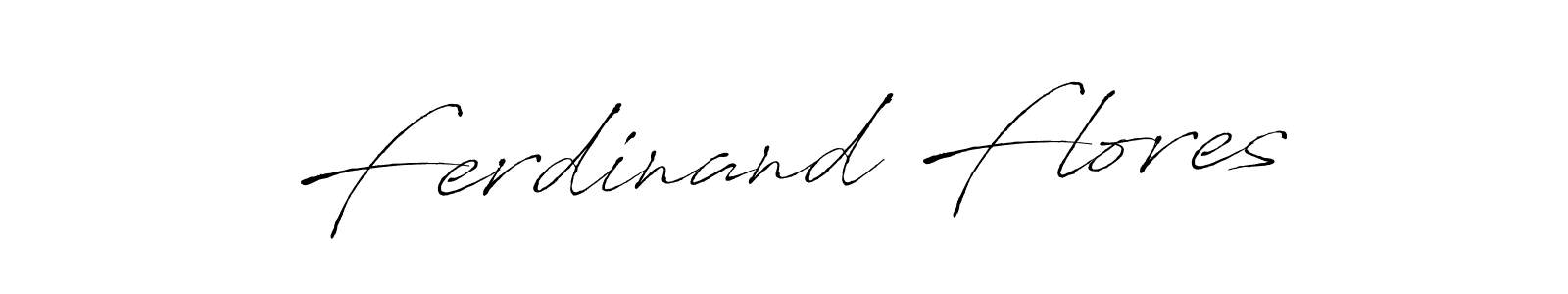 Ferdinand Flores stylish signature style. Best Handwritten Sign (Antro_Vectra) for my name. Handwritten Signature Collection Ideas for my name Ferdinand Flores. Ferdinand Flores signature style 6 images and pictures png