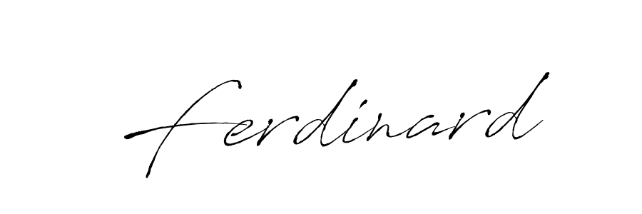 Design your own signature with our free online signature maker. With this signature software, you can create a handwritten (Antro_Vectra) signature for name Ferdinard. Ferdinard signature style 6 images and pictures png