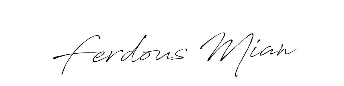 How to Draw Ferdous Mian signature style? Antro_Vectra is a latest design signature styles for name Ferdous Mian. Ferdous Mian signature style 6 images and pictures png