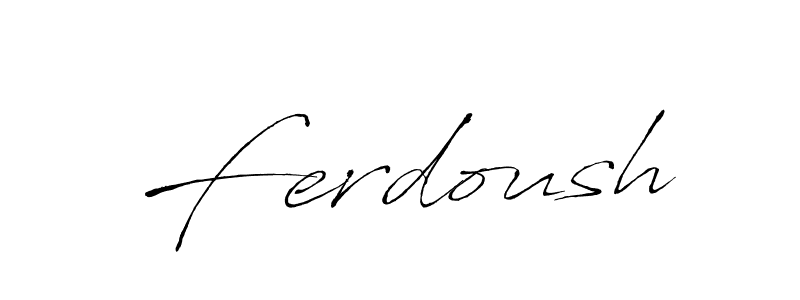 if you are searching for the best signature style for your name Ferdoush. so please give up your signature search. here we have designed multiple signature styles  using Antro_Vectra. Ferdoush signature style 6 images and pictures png