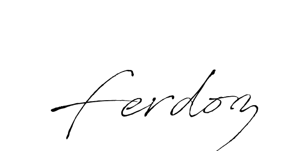 It looks lik you need a new signature style for name Ferdoz. Design unique handwritten (Antro_Vectra) signature with our free signature maker in just a few clicks. Ferdoz signature style 6 images and pictures png