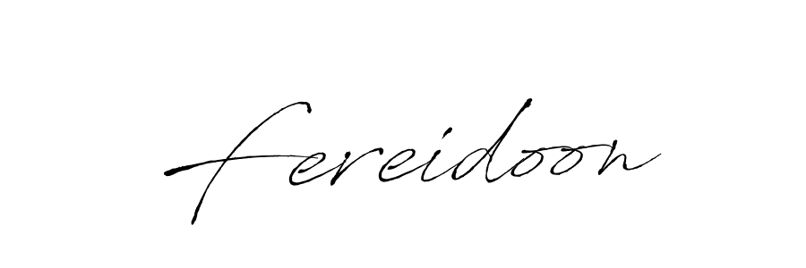 How to make Fereidoon signature? Antro_Vectra is a professional autograph style. Create handwritten signature for Fereidoon name. Fereidoon signature style 6 images and pictures png