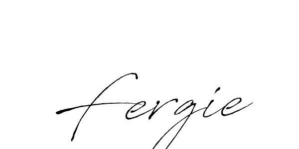 How to make Fergie signature? Antro_Vectra is a professional autograph style. Create handwritten signature for Fergie name. Fergie signature style 6 images and pictures png