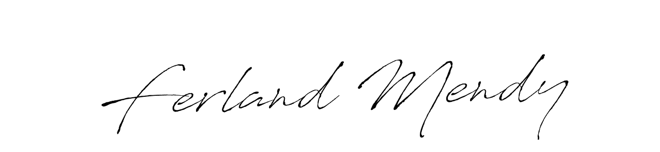 You should practise on your own different ways (Antro_Vectra) to write your name (Ferland Mendy) in signature. don't let someone else do it for you. Ferland Mendy signature style 6 images and pictures png