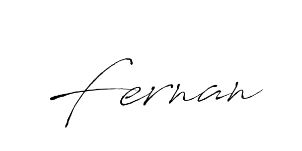 How to make Fernan signature? Antro_Vectra is a professional autograph style. Create handwritten signature for Fernan name. Fernan signature style 6 images and pictures png