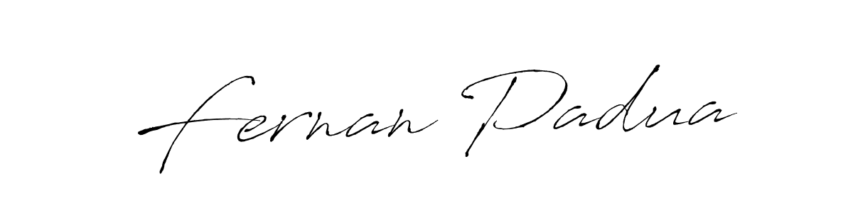 How to make Fernan Padua name signature. Use Antro_Vectra style for creating short signs online. This is the latest handwritten sign. Fernan Padua signature style 6 images and pictures png