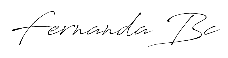 Looking for an artistic signature for Fernanda Bc? The Antro_Vectra calligraphy style gives a sophisticated flow suitable for business cards and emails. Fernanda Bc signature style 6 images and pictures png