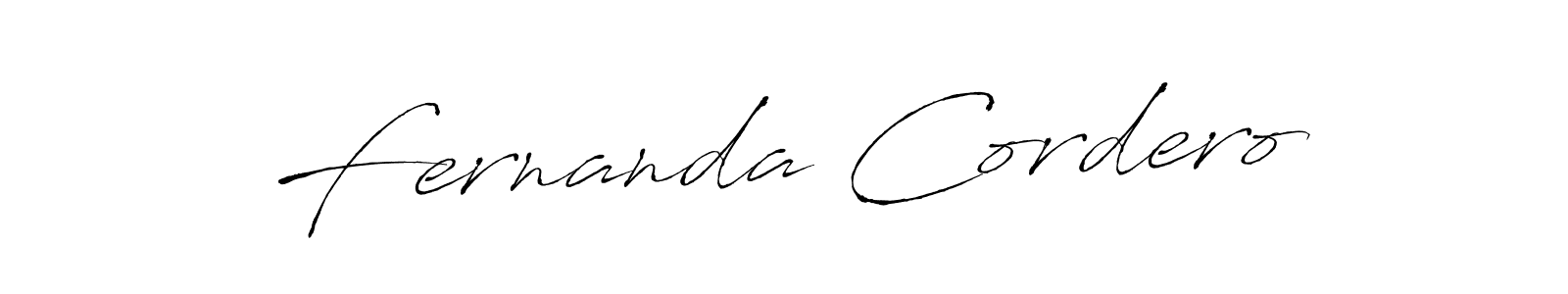 How to make Fernanda Cordero signature? Antro_Vectra is a professional autograph style. Create handwritten signature for Fernanda Cordero name. Fernanda Cordero signature style 6 images and pictures png