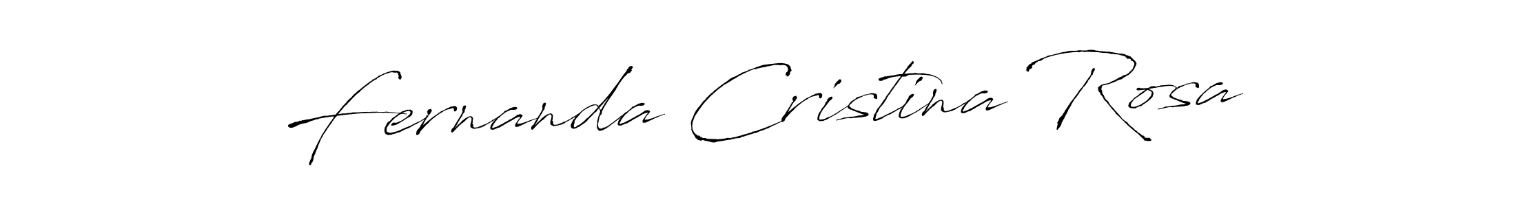 How to make Fernanda Cristina Rosa name signature. Use Antro_Vectra style for creating short signs online. This is the latest handwritten sign. Fernanda Cristina Rosa signature style 6 images and pictures png