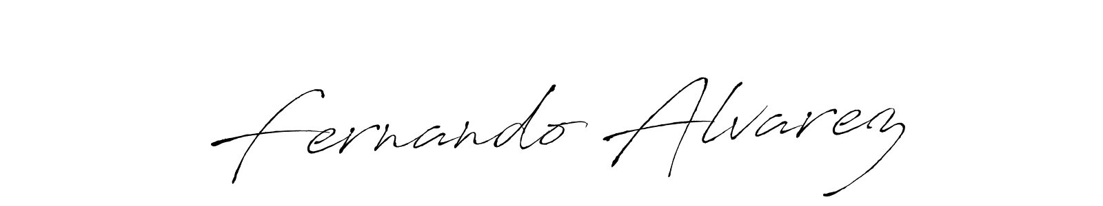 Make a beautiful signature design for name Fernando Alvarez. With this signature (Antro_Vectra) style, you can create a handwritten signature for free. Fernando Alvarez signature style 6 images and pictures png