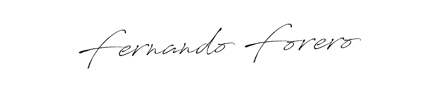 Design your own signature with our free online signature maker. With this signature software, you can create a handwritten (Antro_Vectra) signature for name Fernando Forero. Fernando Forero signature style 6 images and pictures png