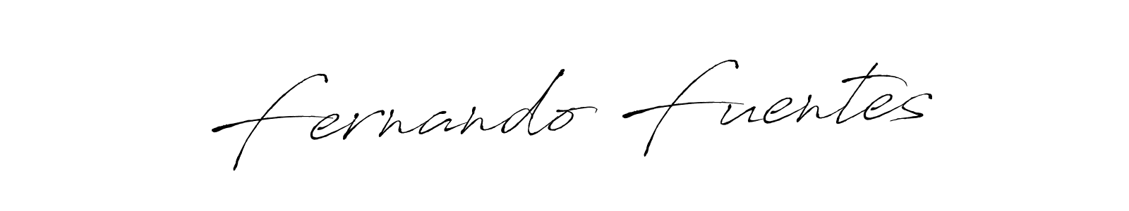 How to make Fernando Fuentes name signature. Use Antro_Vectra style for creating short signs online. This is the latest handwritten sign. Fernando Fuentes signature style 6 images and pictures png