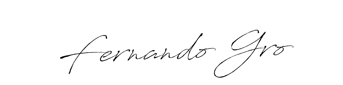 Make a short Fernando Gro signature style. Manage your documents anywhere anytime using Antro_Vectra. Create and add eSignatures, submit forms, share and send files easily. Fernando Gro signature style 6 images and pictures png