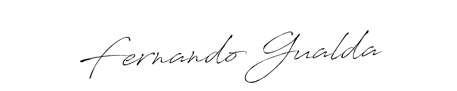 Make a short Fernando Gualda signature style. Manage your documents anywhere anytime using Antro_Vectra. Create and add eSignatures, submit forms, share and send files easily. Fernando Gualda signature style 6 images and pictures png