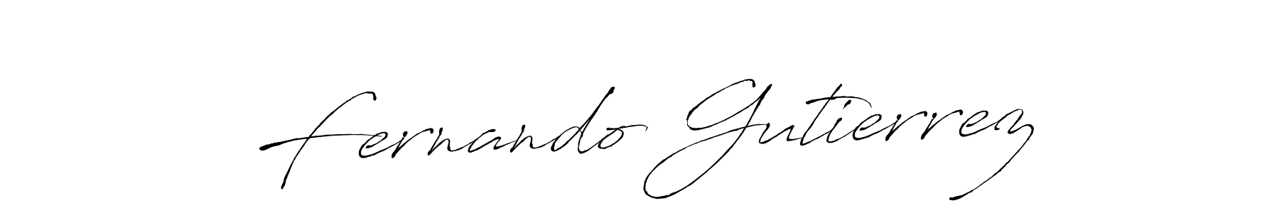 Make a beautiful signature design for name Fernando Gutierrez. With this signature (Antro_Vectra) style, you can create a handwritten signature for free. Fernando Gutierrez signature style 6 images and pictures png