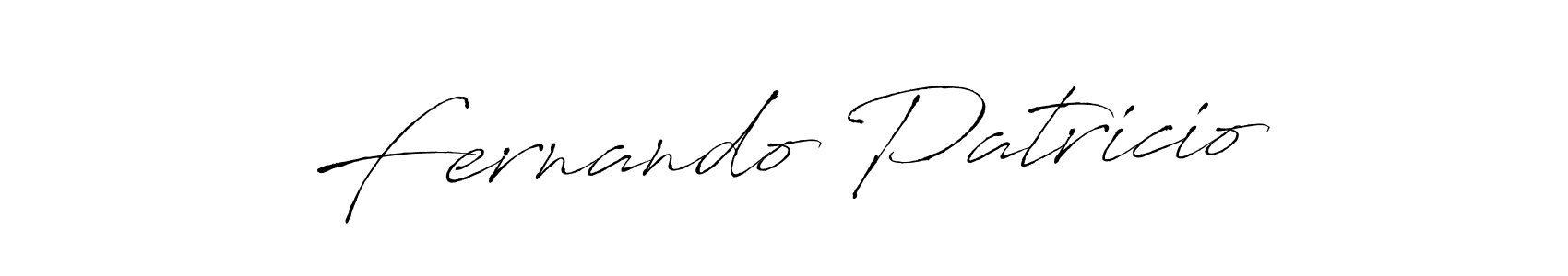 Design your own signature with our free online signature maker. With this signature software, you can create a handwritten (Antro_Vectra) signature for name Fernando Patricio. Fernando Patricio signature style 6 images and pictures png