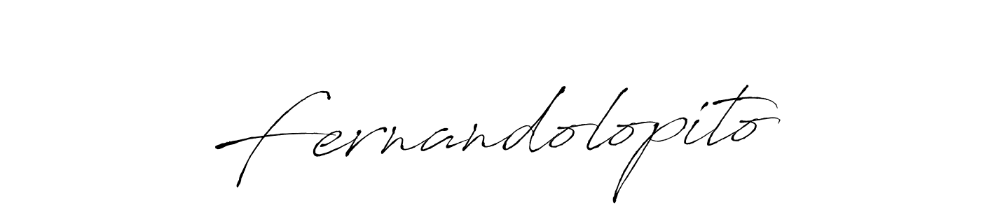 How to make Fernandolopito name signature. Use Antro_Vectra style for creating short signs online. This is the latest handwritten sign. Fernandolopito signature style 6 images and pictures png