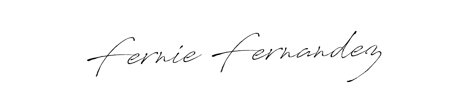 Fernie Fernandez stylish signature style. Best Handwritten Sign (Antro_Vectra) for my name. Handwritten Signature Collection Ideas for my name Fernie Fernandez. Fernie Fernandez signature style 6 images and pictures png