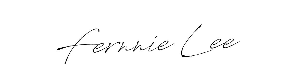 Fernnie Lee stylish signature style. Best Handwritten Sign (Antro_Vectra) for my name. Handwritten Signature Collection Ideas for my name Fernnie Lee. Fernnie Lee signature style 6 images and pictures png