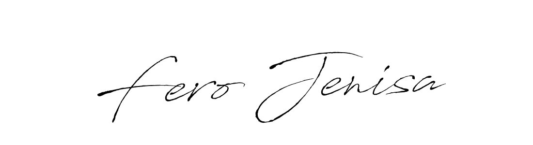 How to make Fero Jenisa signature? Antro_Vectra is a professional autograph style. Create handwritten signature for Fero Jenisa name. Fero Jenisa signature style 6 images and pictures png