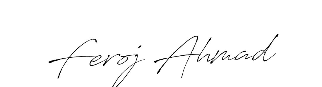 Also we have Feroj Ahmad name is the best signature style. Create professional handwritten signature collection using Antro_Vectra autograph style. Feroj Ahmad signature style 6 images and pictures png