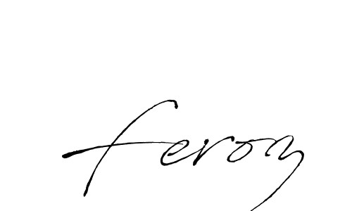 How to Draw Feroz signature style? Antro_Vectra is a latest design signature styles for name Feroz. Feroz signature style 6 images and pictures png