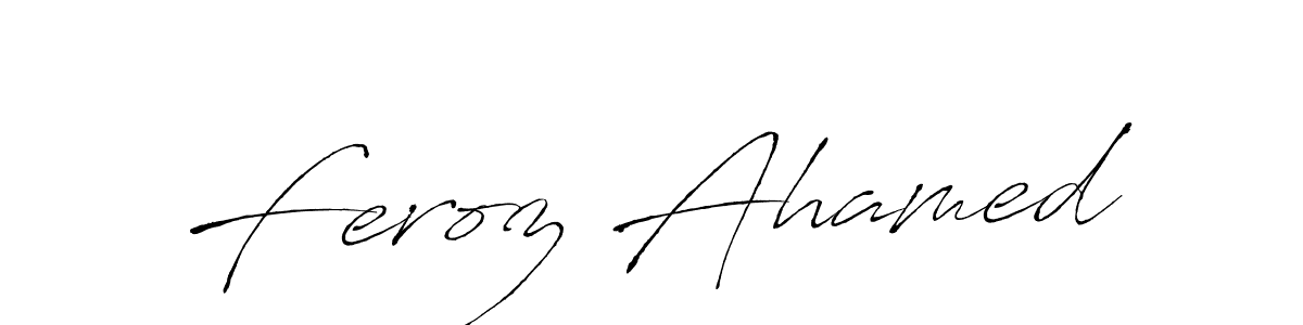 Use a signature maker to create a handwritten signature online. With this signature software, you can design (Antro_Vectra) your own signature for name Feroz Ahamed. Feroz Ahamed signature style 6 images and pictures png