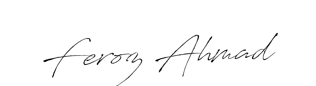 How to make Feroz Ahmad signature? Antro_Vectra is a professional autograph style. Create handwritten signature for Feroz Ahmad name. Feroz Ahmad signature style 6 images and pictures png