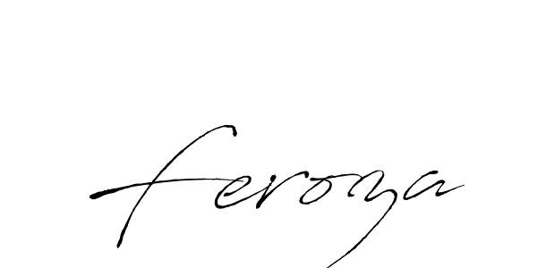 Antro_Vectra is a professional signature style that is perfect for those who want to add a touch of class to their signature. It is also a great choice for those who want to make their signature more unique. Get Feroza name to fancy signature for free. Feroza signature style 6 images and pictures png