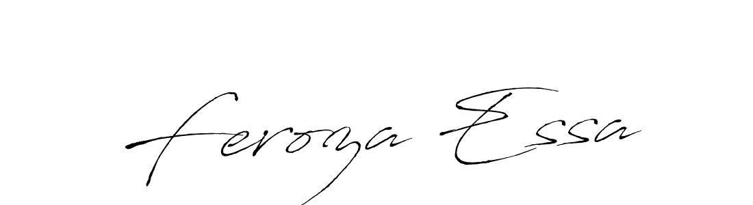 How to make Feroza Essa signature? Antro_Vectra is a professional autograph style. Create handwritten signature for Feroza Essa name. Feroza Essa signature style 6 images and pictures png