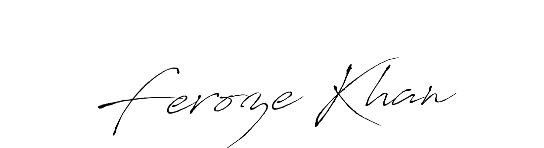 Use a signature maker to create a handwritten signature online. With this signature software, you can design (Antro_Vectra) your own signature for name Feroze Khan. Feroze Khan signature style 6 images and pictures png