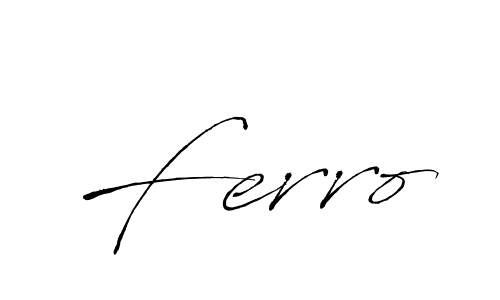 How to Draw Ferro signature style? Antro_Vectra is a latest design signature styles for name Ferro. Ferro signature style 6 images and pictures png