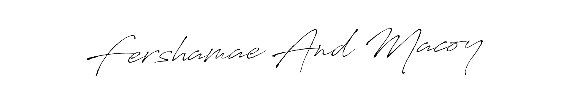How to Draw Fershamae And Macoy signature style? Antro_Vectra is a latest design signature styles for name Fershamae And Macoy. Fershamae And Macoy signature style 6 images and pictures png