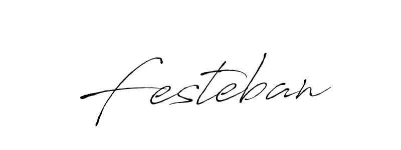 Create a beautiful signature design for name Festeban. With this signature (Antro_Vectra) fonts, you can make a handwritten signature for free. Festeban signature style 6 images and pictures png