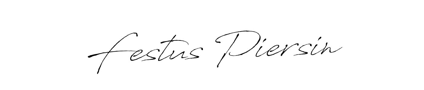 How to make Festus Piersin name signature. Use Antro_Vectra style for creating short signs online. This is the latest handwritten sign. Festus Piersin signature style 6 images and pictures png