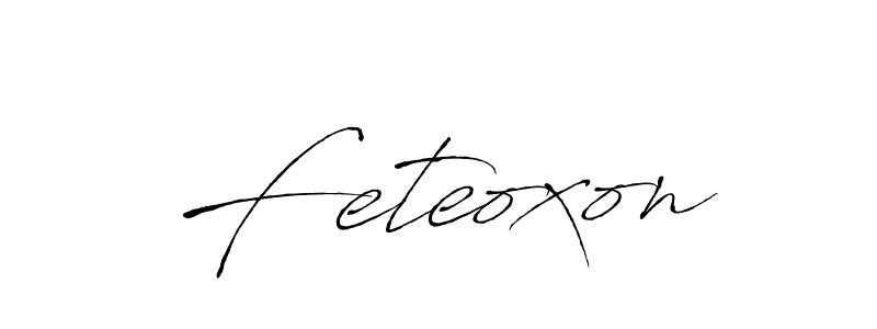 How to make Feteoxon signature? Antro_Vectra is a professional autograph style. Create handwritten signature for Feteoxon name. Feteoxon signature style 6 images and pictures png