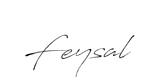 Design your own signature with our free online signature maker. With this signature software, you can create a handwritten (Antro_Vectra) signature for name Feysal. Feysal signature style 6 images and pictures png