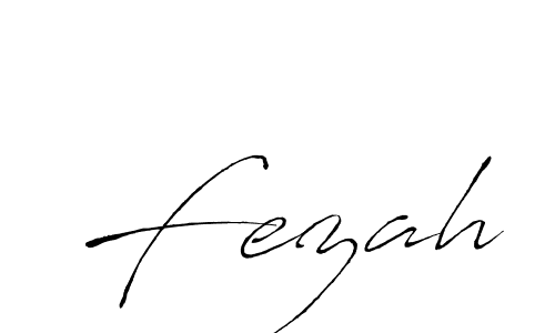 How to make Fezah name signature. Use Antro_Vectra style for creating short signs online. This is the latest handwritten sign. Fezah signature style 6 images and pictures png
