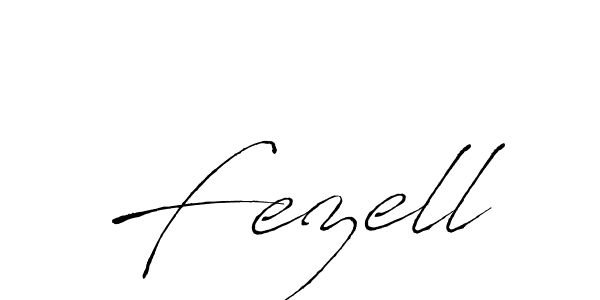 How to make Fezell signature? Antro_Vectra is a professional autograph style. Create handwritten signature for Fezell name. Fezell signature style 6 images and pictures png