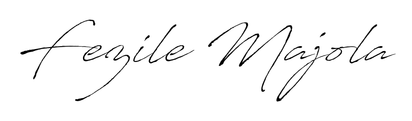 Use a signature maker to create a handwritten signature online. With this signature software, you can design (Antro_Vectra) your own signature for name Fezile Majola. Fezile Majola signature style 6 images and pictures png