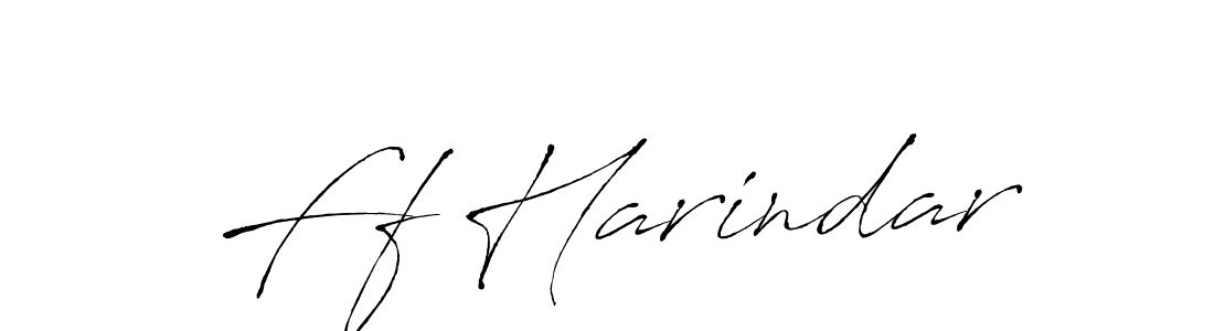 Also we have Ff Harindar name is the best signature style. Create professional handwritten signature collection using Antro_Vectra autograph style. Ff Harindar signature style 6 images and pictures png